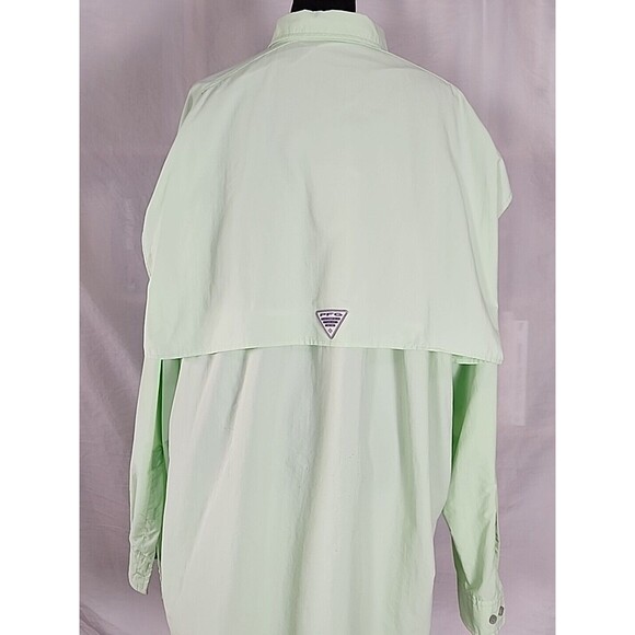 Columbia PFG Omni Shade Shirt Mens X-Large Long Sleeve Fishing Hiking Button Up - Picture 8 of 13
